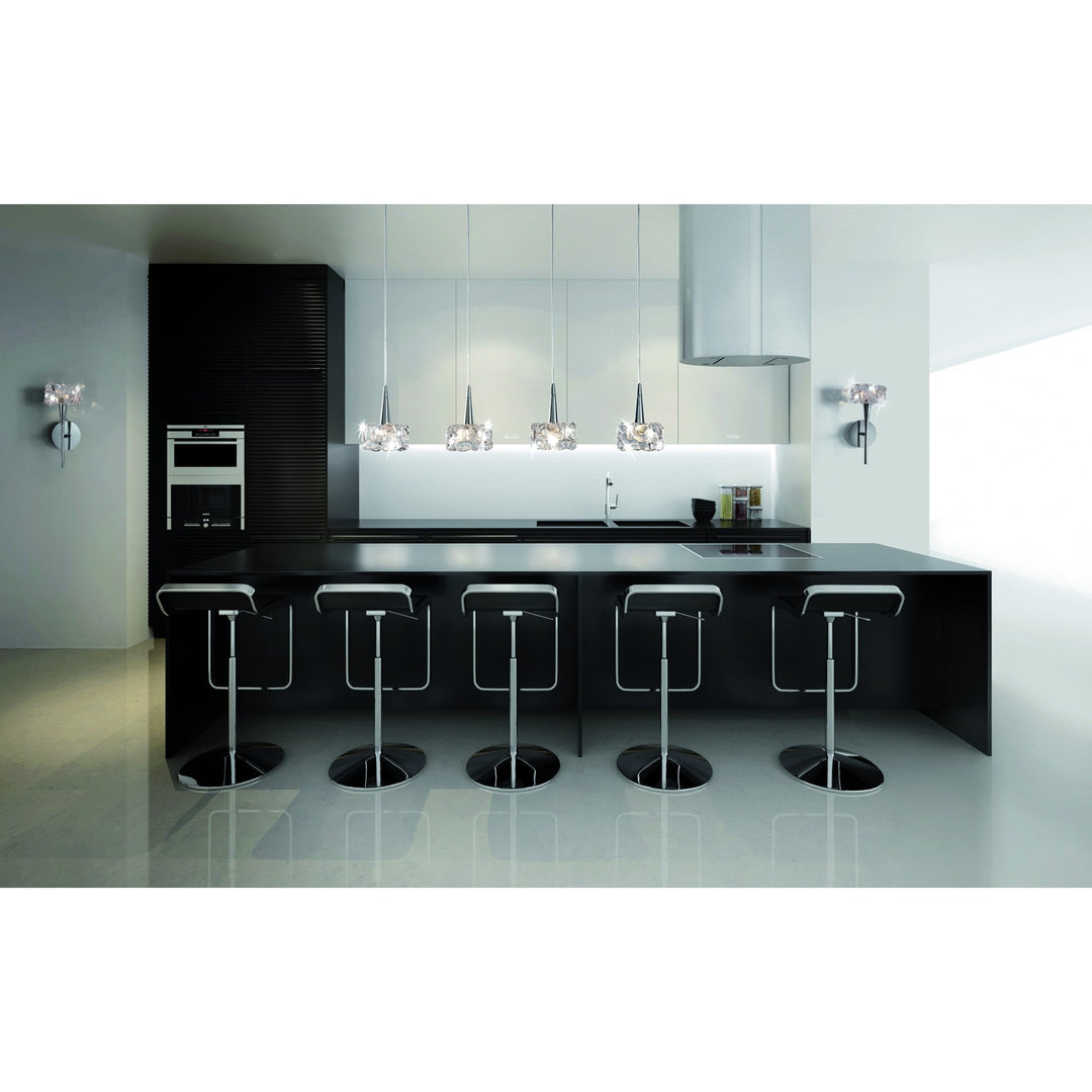 Mantra M3927/S O2 Wall Lamp Switched 1 Light G9 Polished Chrome (S)