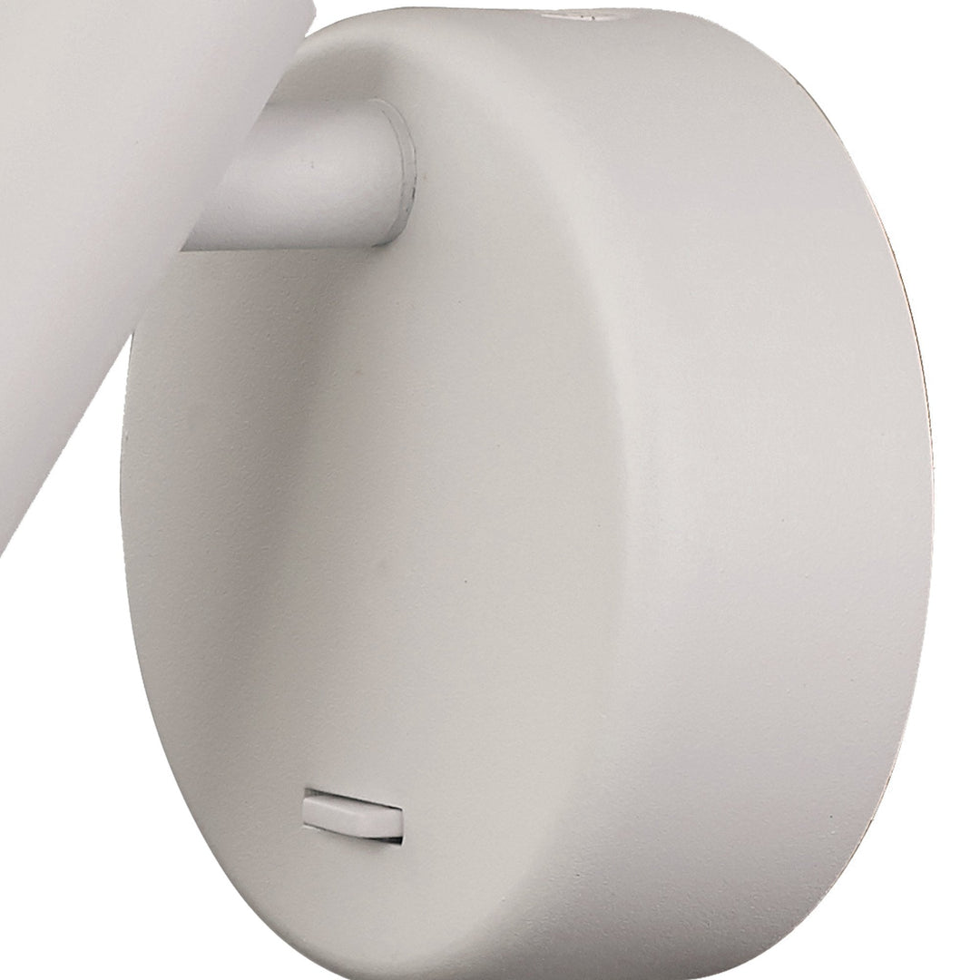 Mantra M6075 Prea Wall/Reading Light 3W LED Switched White (S)