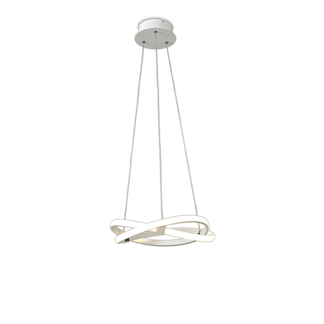 Mantra M5993 Infinity Blanco Pendant 30W LED White/White Acrylic (S)