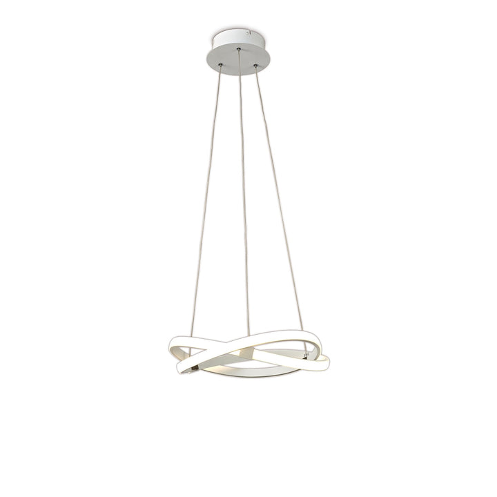 Mantra M5993 Infinity Blanco Pendant 30W LED White/White Acrylic (S)