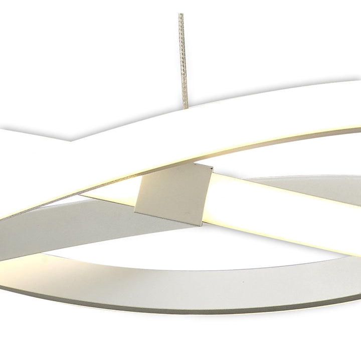 Mantra M5993 Infinity Blanco Pendant 30W LED White/White Acrylic (S)