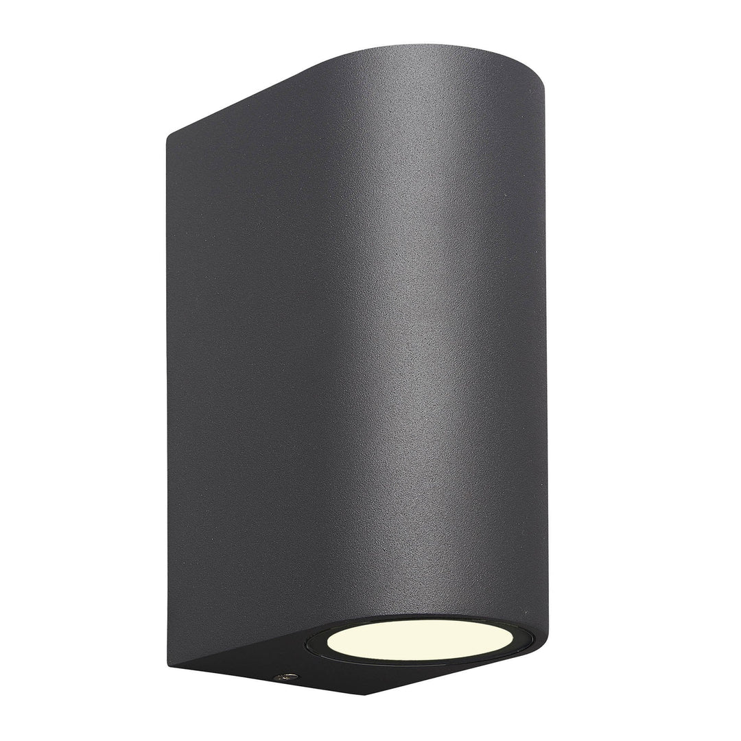 Mantra M6510 Kandanchu Outdoor Round Wall Lamp 2 Light Anthracite (S)