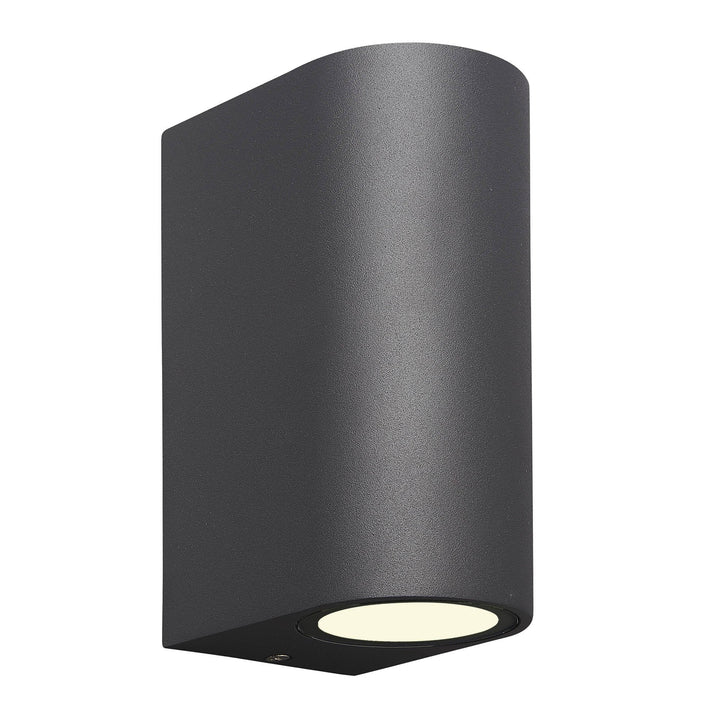 Mantra M6510 Kandanchu Outdoor Round Wall Lamp 2 Light Anthracite (S)