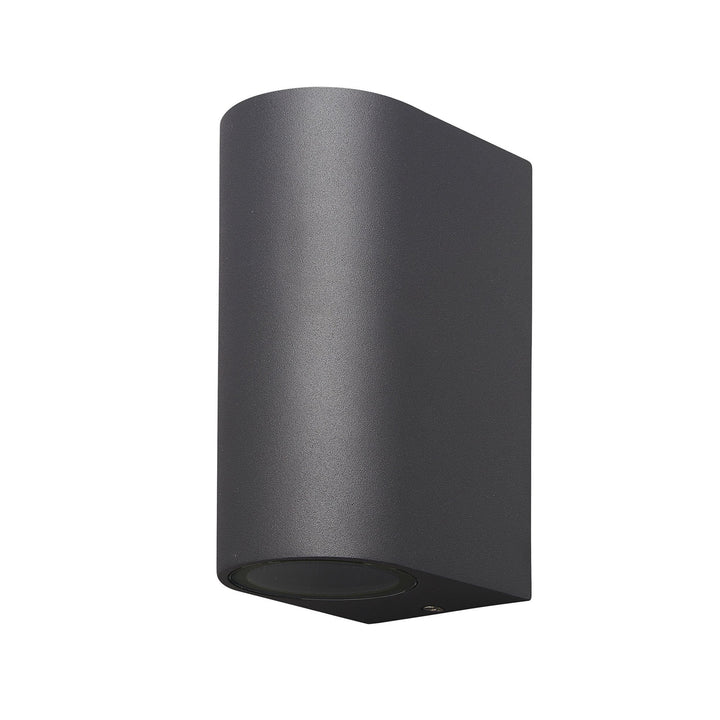 Mantra M6510 Kandanchu Outdoor Round Wall Lamp 2 Light Anthracite (S)