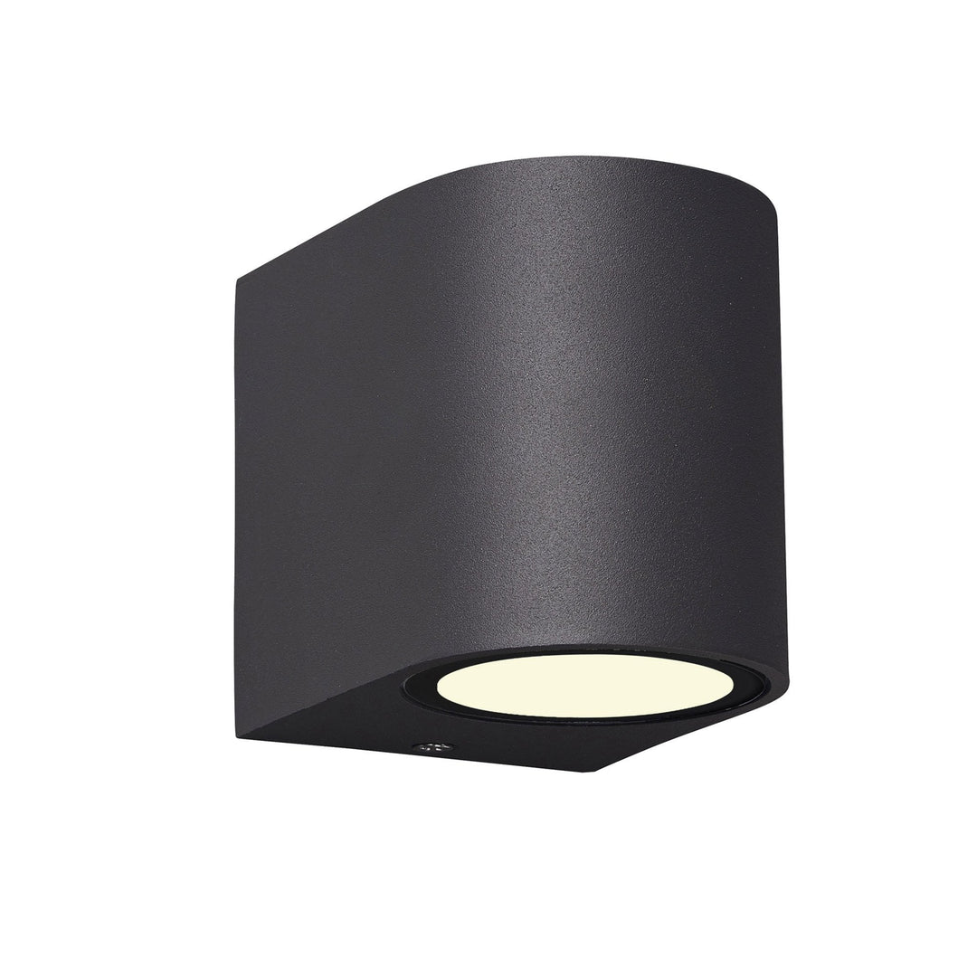 Mantra M6512 Kandanchu Outdoor Round Wall Lamp 1 Light Anthracite (S)