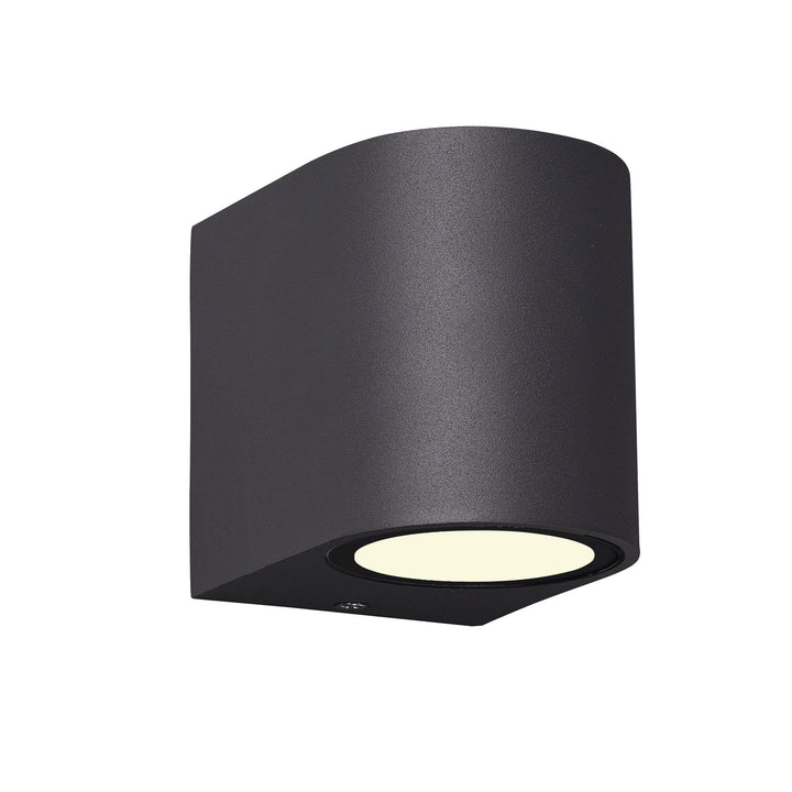Mantra M6512 Kandanchu Outdoor Round Wall Lamp 1 Light Anthracite (S)