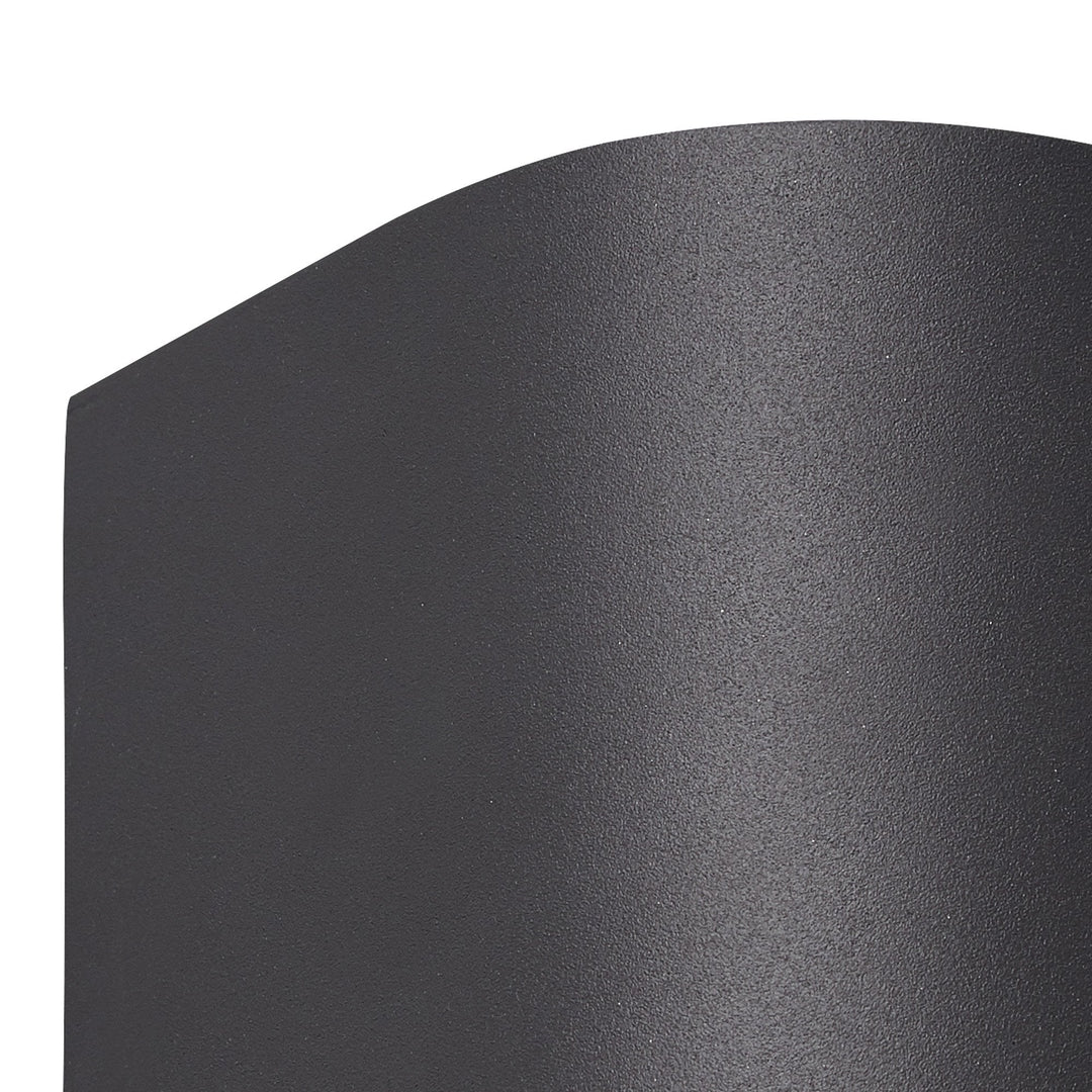 Mantra M6512 Kandanchu Outdoor Round Wall Lamp 1 Light Anthracite (S)