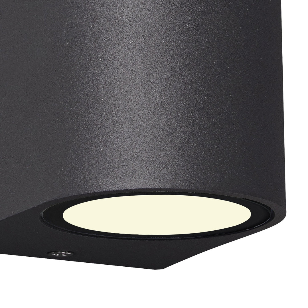 Mantra M6512 Kandanchu Outdoor Round Wall Lamp 1 Light Anthracite (S)