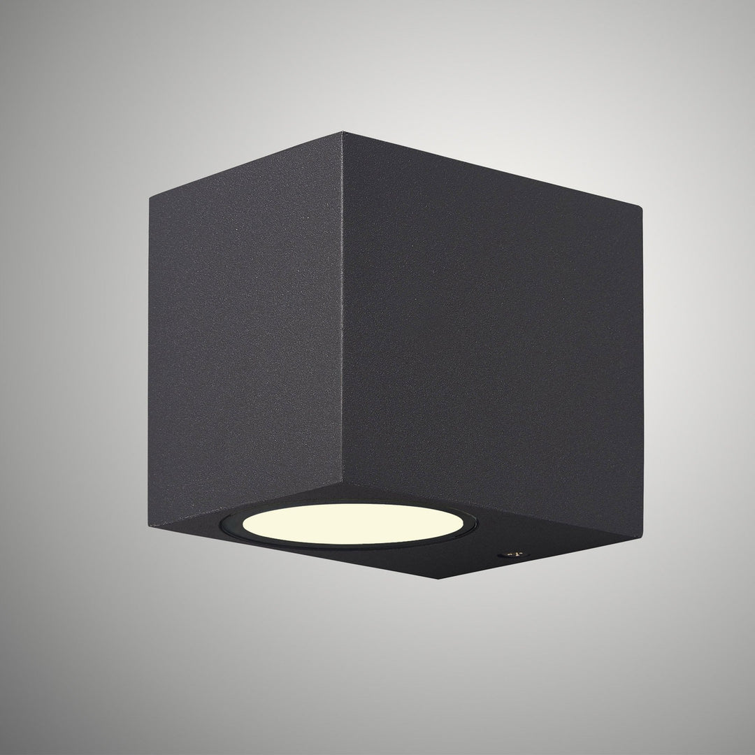 Mantra M6516 Kandanchu Outdoor Square Wall Lamp 1 Light Anthracite (S)