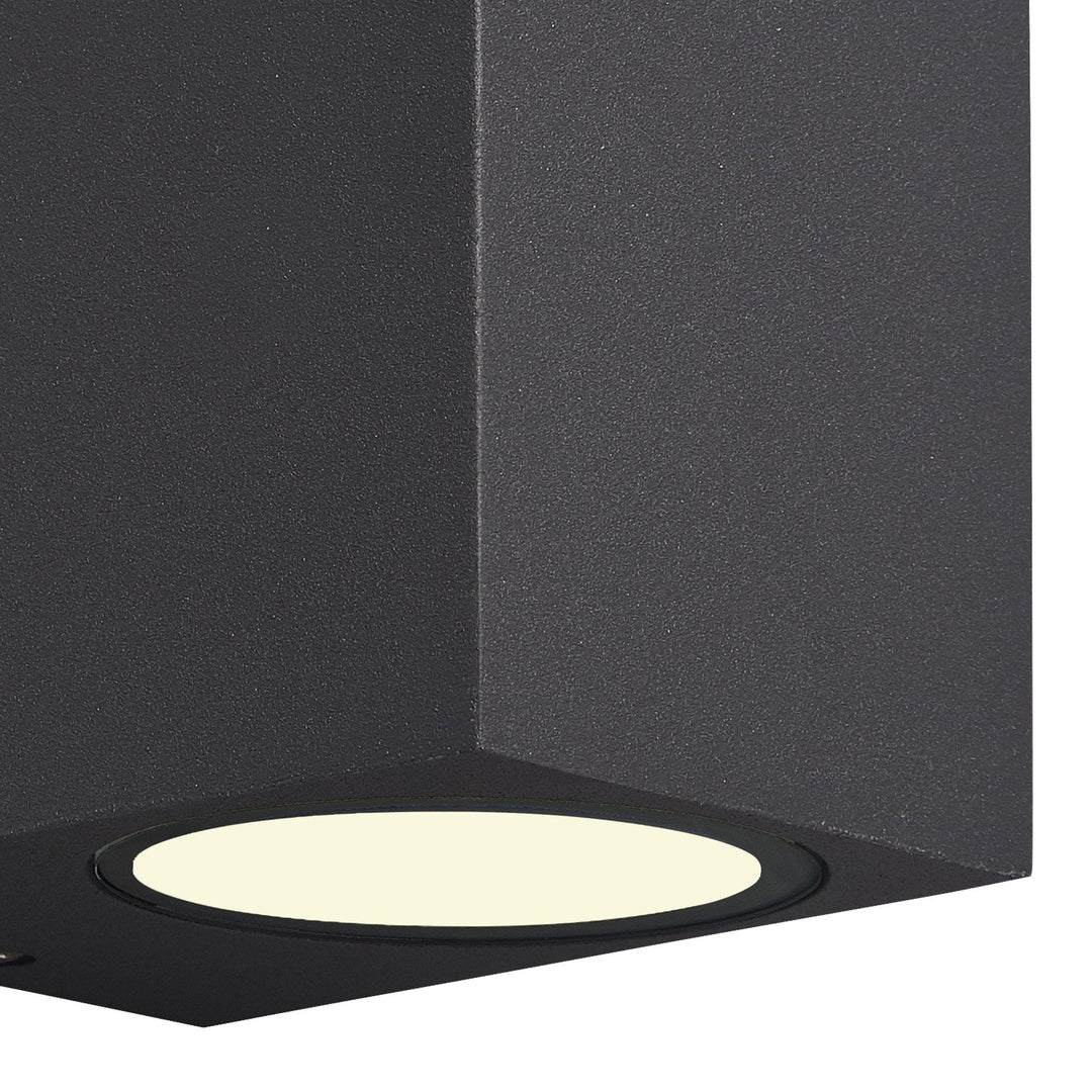 Mantra M6516 Kandanchu Outdoor Square Wall Lamp 1 Light Anthracite (S)
