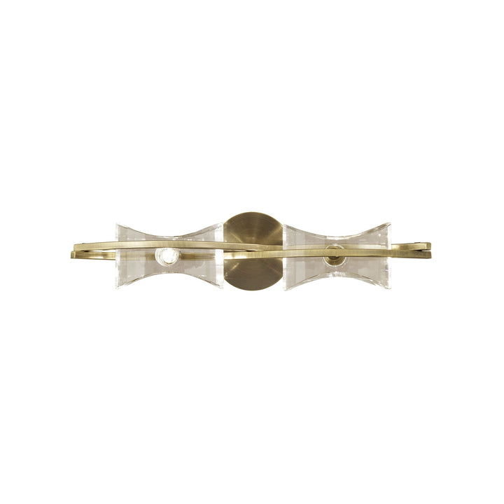 Mantra M0893AB/S Kromo Wall Lamp Switched 2 Light G9 Antique Brass (S)