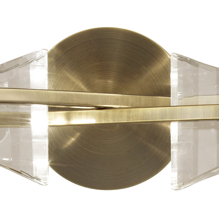 Mantra M0893AB/S Kromo Wall Lamp Switched 2 Light G9 Antique Brass (S)