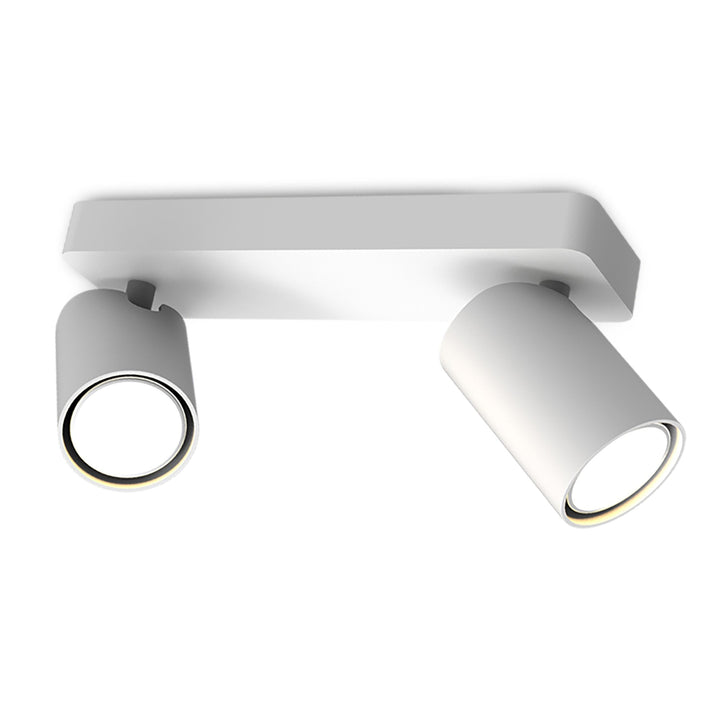 Mantra M6282 Sal Linear 2 Light Spotlight GU10 Matt White (S)