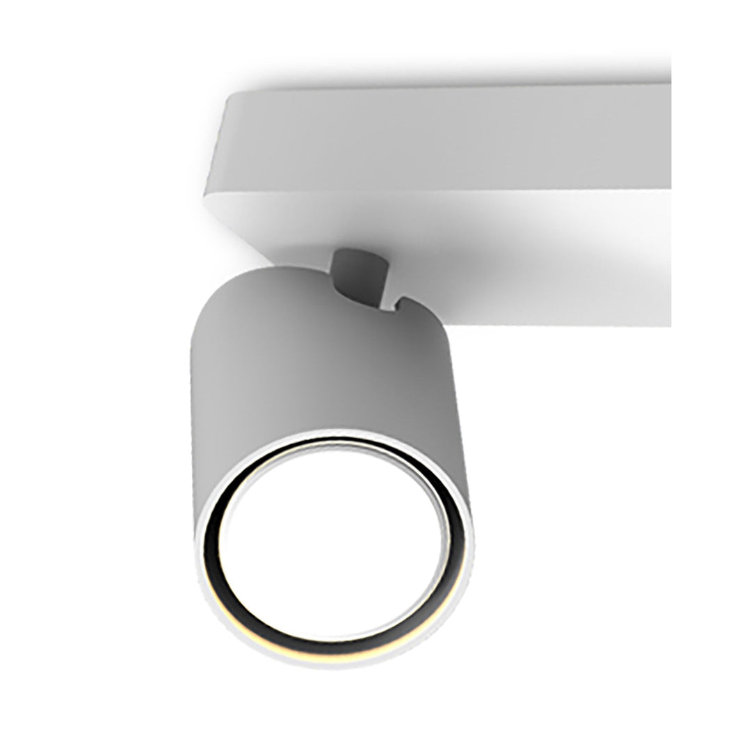 Mantra M6282 Sal Linear 2 Light Spotlight GU10 Matt White (S)