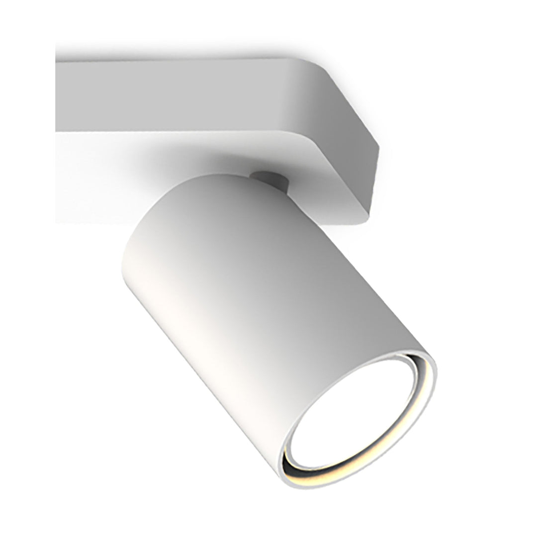 Mantra M6282 Sal Linear 2 Light Spotlight GU10 Matt White (S)