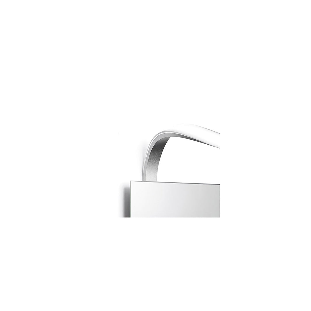 Mantra M5087 Sisley Bathroom Wall Lamp 12W LED Chrome Silver/Frosted Acrylic/Polished Chrome (S)