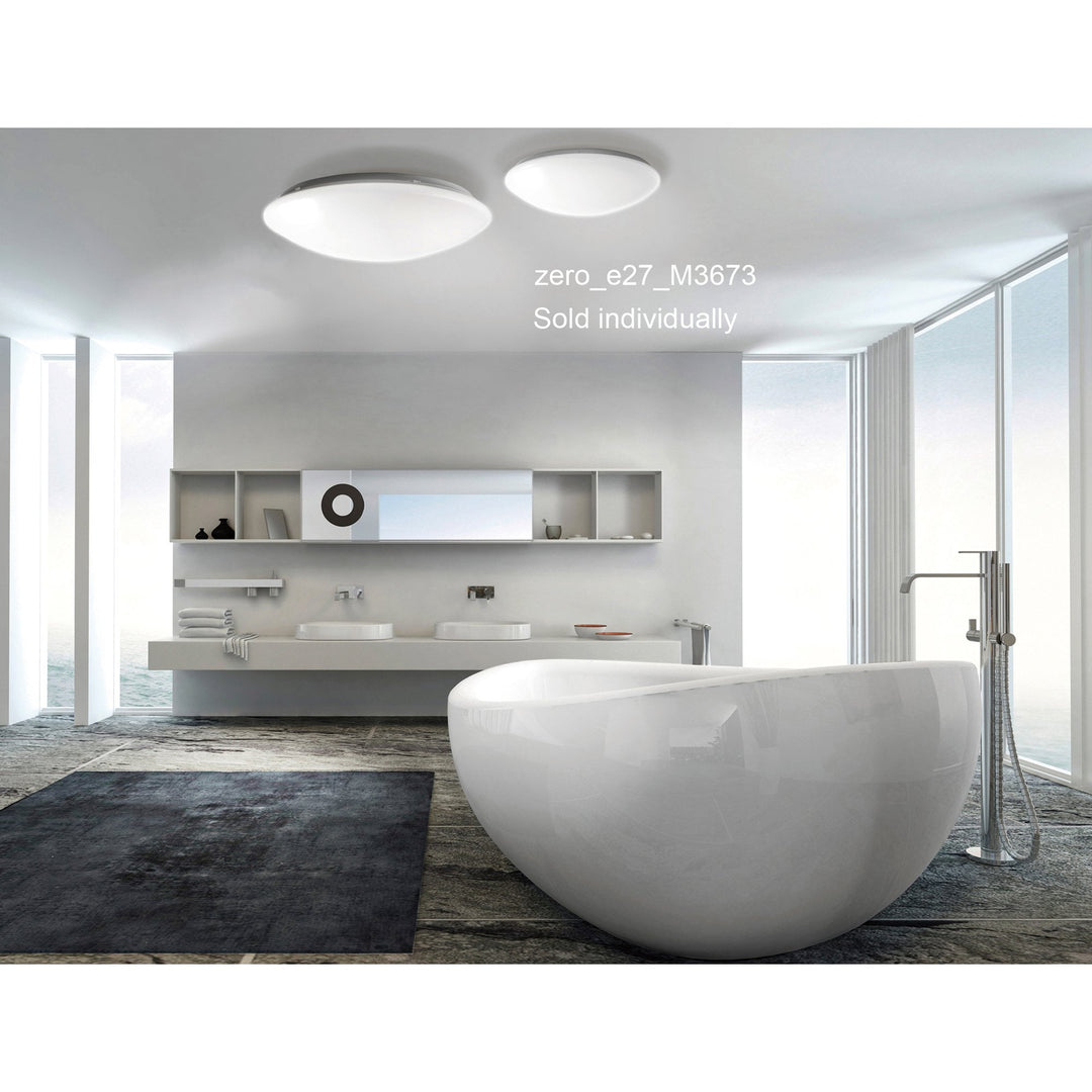 Mantra M3671 Zero Flush Ceiling / Wall 28W LED Large White Acrylic (S)