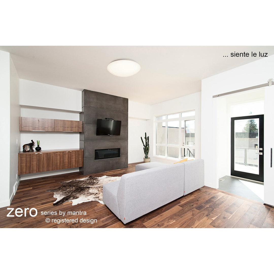 Mantra M3671 Zero Flush Ceiling / Wall 28W LED Large White Acrylic (S)