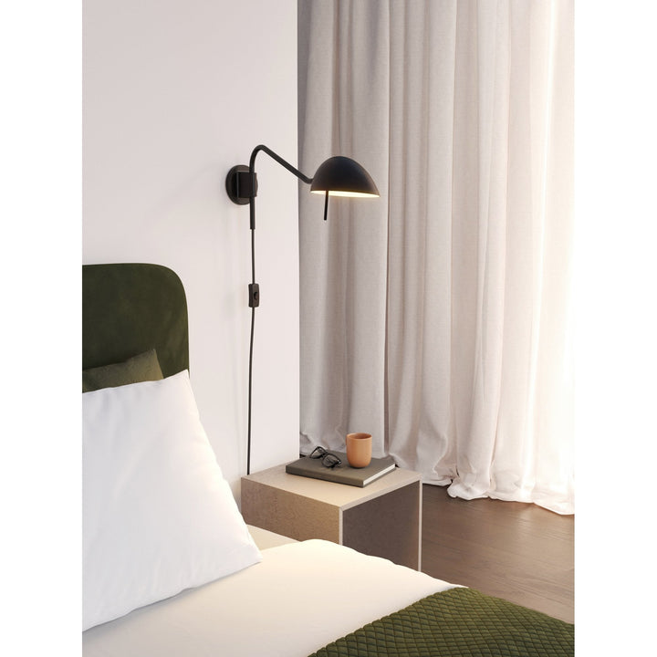 Astro 1476003 Serge Plug-In Reading Light Matt Black (S)