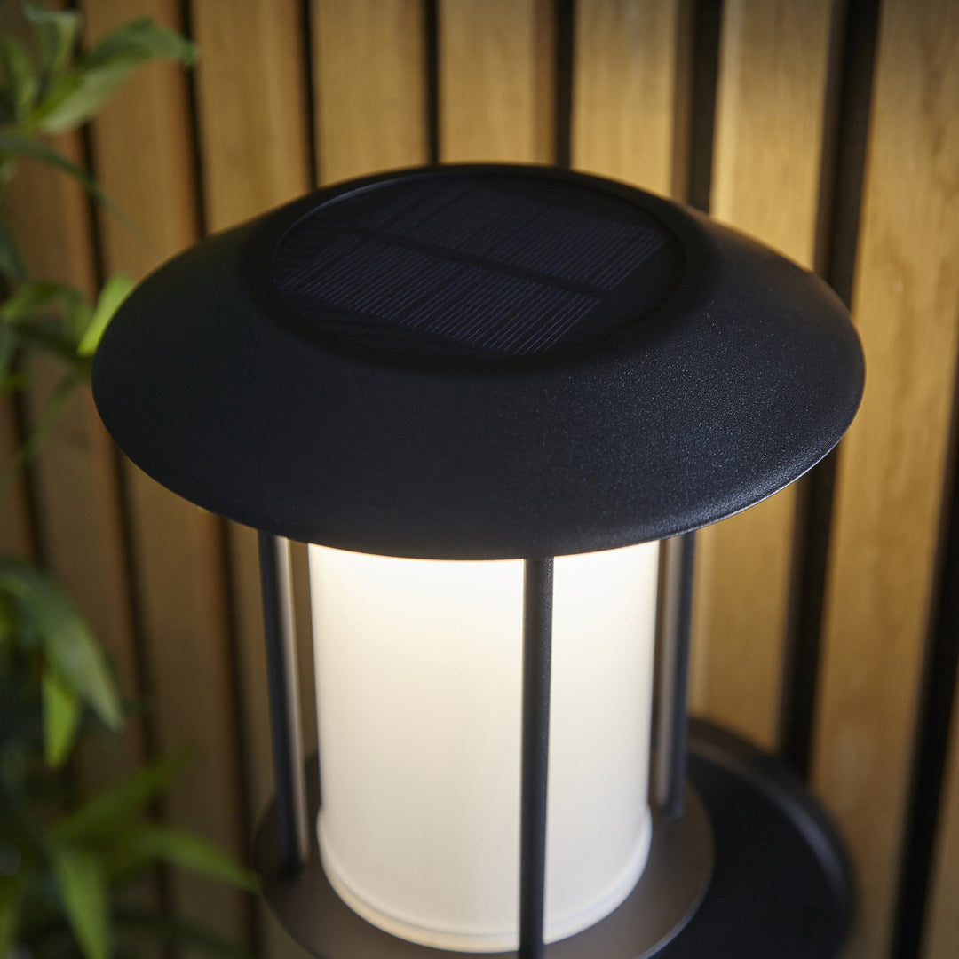 Endon 106467 Tarrow Outdoor 1 Light LED Wall Matt Black And White Pc (SD)