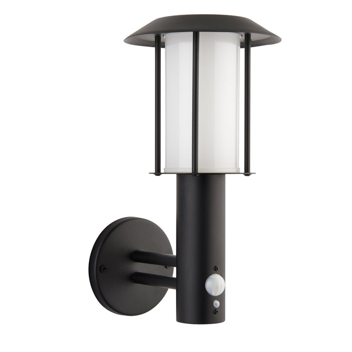 Endon 106467 Tarrow Outdoor 1 Light LED Wall Matt Black And White Pc (SD)