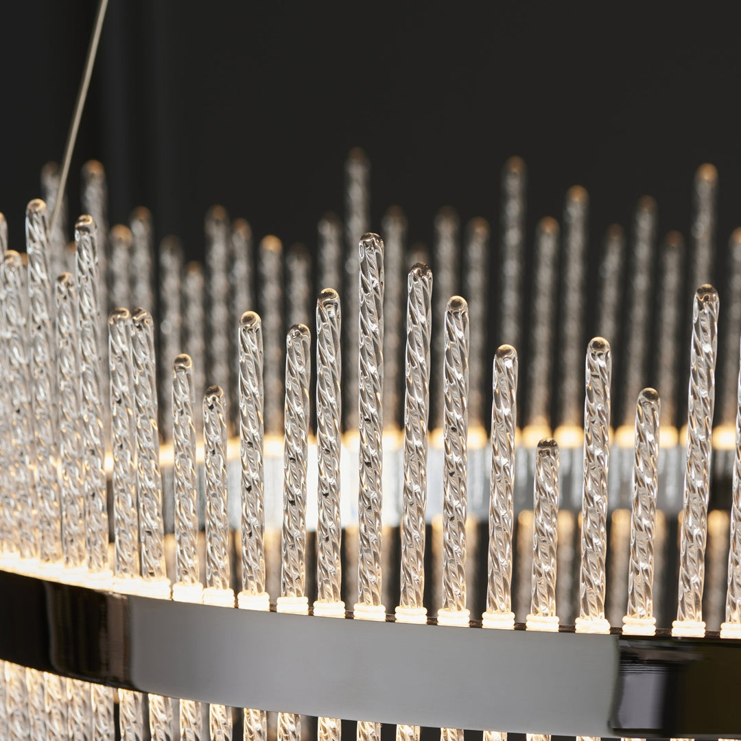 Endon 107108 Monte Carlo Pendant LED Light Chrome Plate And Clear Glass (S)