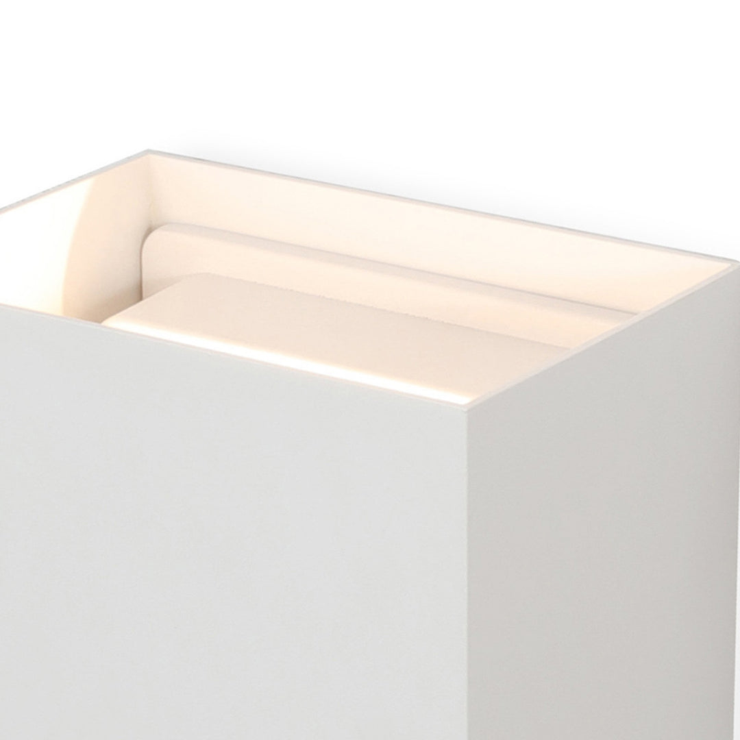 Mantra M8610 Davos Outdoor XL Square LED Wall Lamp Dimmable Sand White (S)