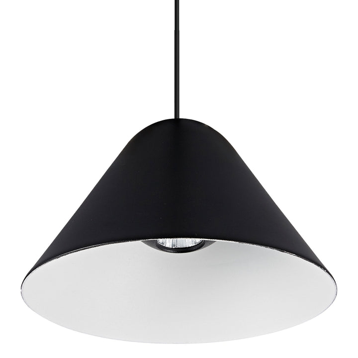 Mantra M8466 Gruissan LED Cone Pendant Matt Black/Matt White (S)