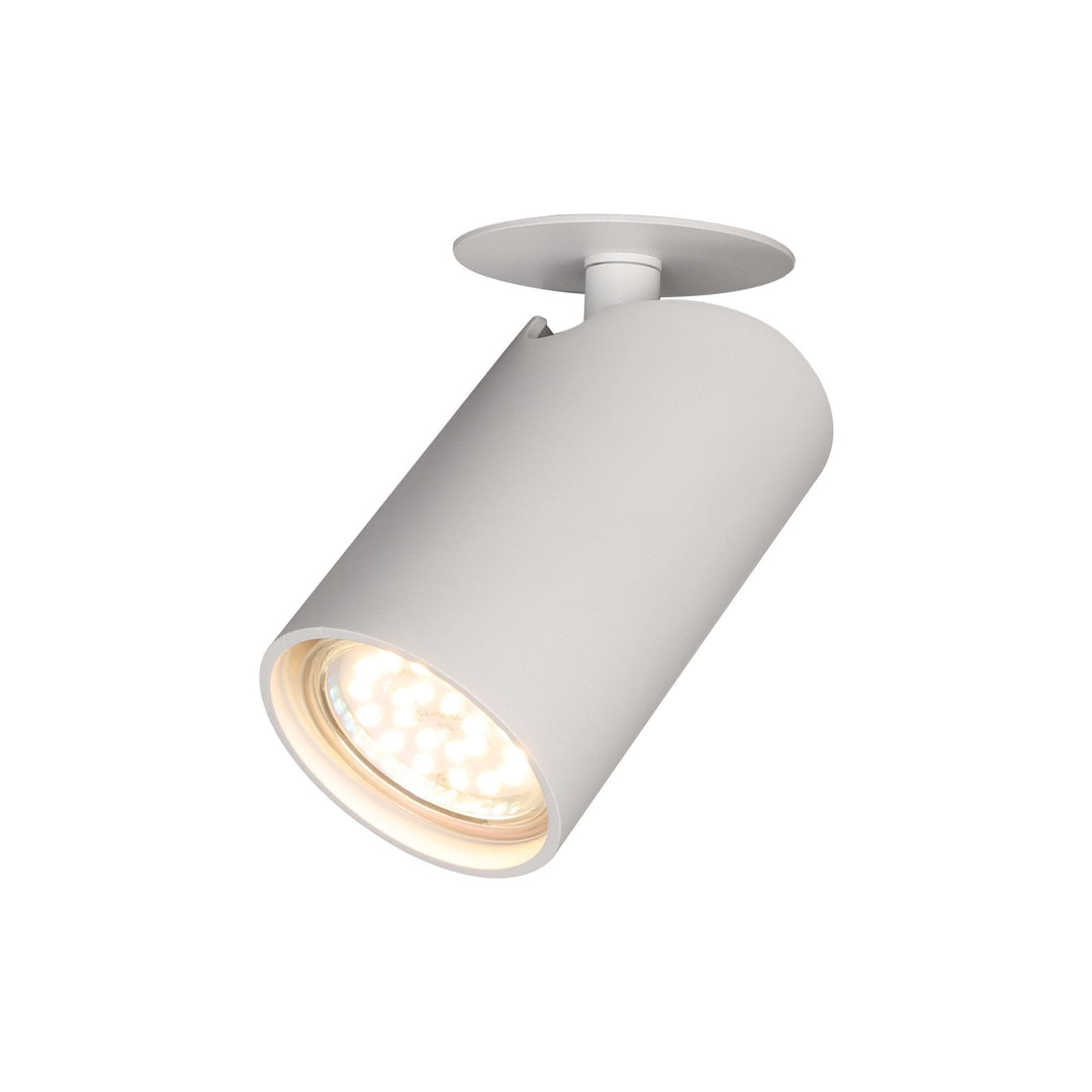 Mantra M8295 Sal 1 Light Recessed Spotlight Matt White (S)