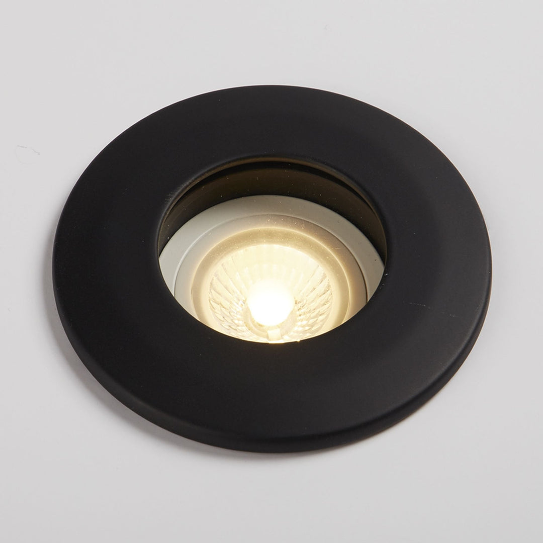 Searchlight 72310BK Burford Bathroom Black Downlight IP65 Fire Rated (SD)