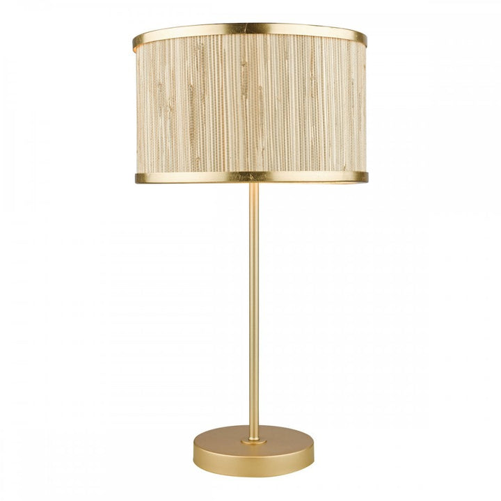 Dar FEN4235 Fenella Table Lamp Gold Leaf