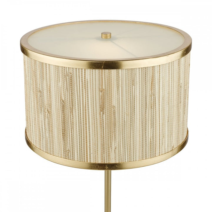 Dar FEN4235 Fenella Table Lamp Gold Leaf