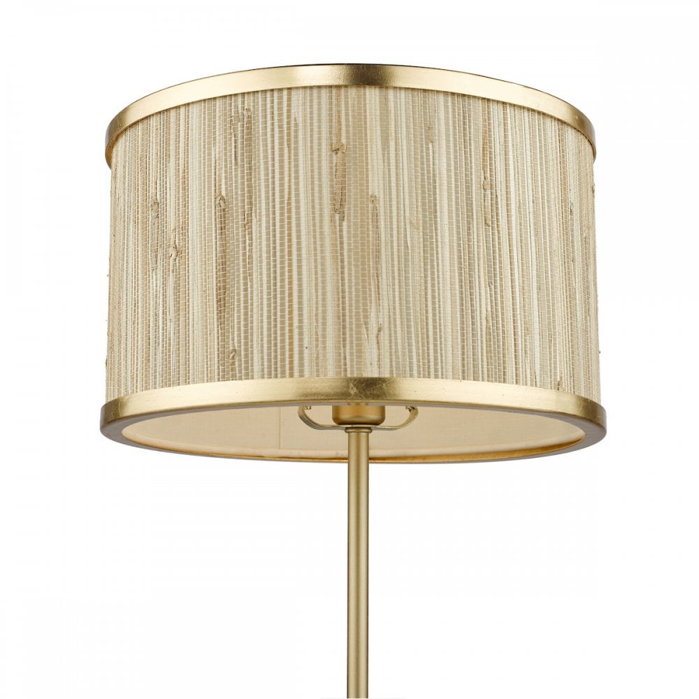 Dar FEN4235 Fenella Table Lamp Gold Leaf