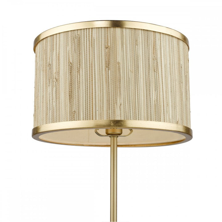 Dar FEN4235 Fenella Table Lamp Gold Leaf