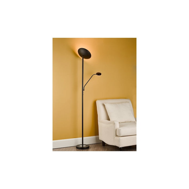 Dar VIC4922 Victor Mother & Child Lamp Matt Black LED