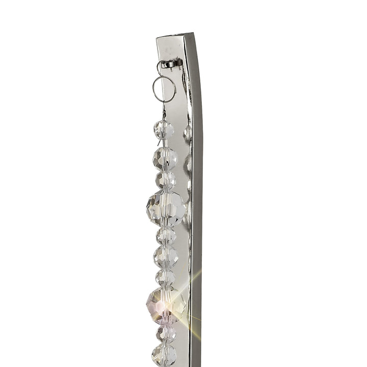 Diyas IL31740 Armand Wall Lamp 1 Light E14 Polished Chrome/Crystal