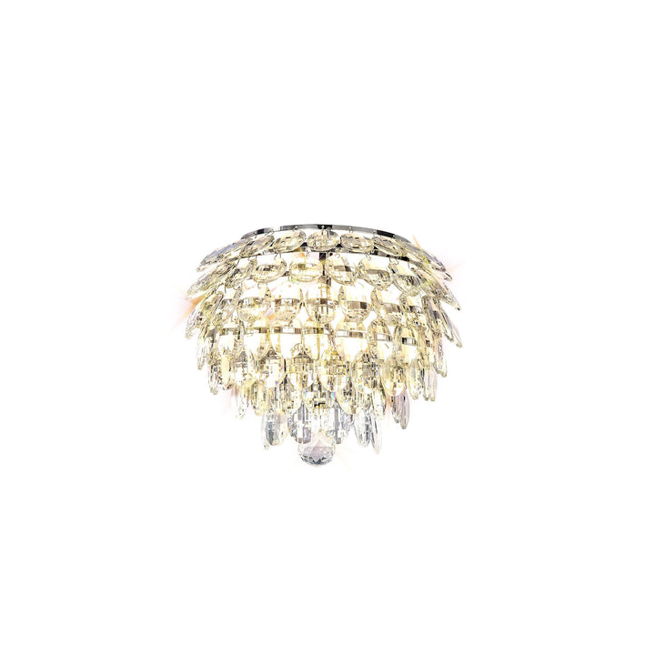 Diyas IL32828 Coniston Wall Lamp 2 Light E14 Polished Chrome/Crystal