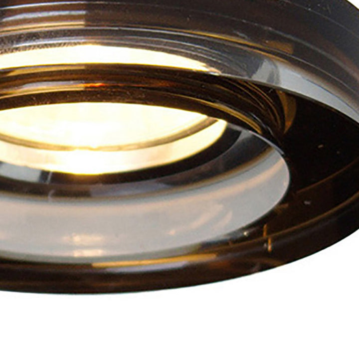 Diyas IL30821BZ Crystal Downlight Deep Round Rim Only Bronze Cut Out: 62mm