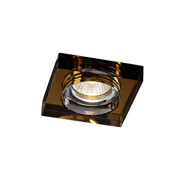 Diyas IL30822BZ Crystal Downlight Deep Square Rim Only Bronze Cut Out: 62mm