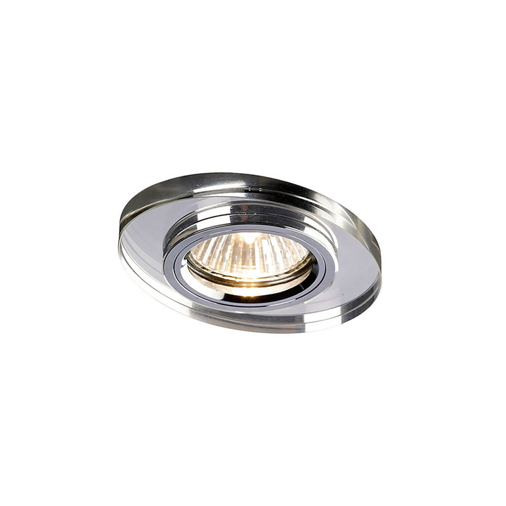 Diyas IL30808CH Crystal Downlight Oval Rim Only Clear Cut Out: 62mm