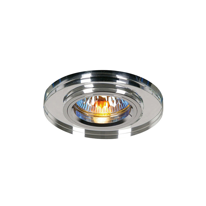 Diyas IL30806CH Crystal Downlight Shallow Round Rim Only Clear Cut Out: 62mm