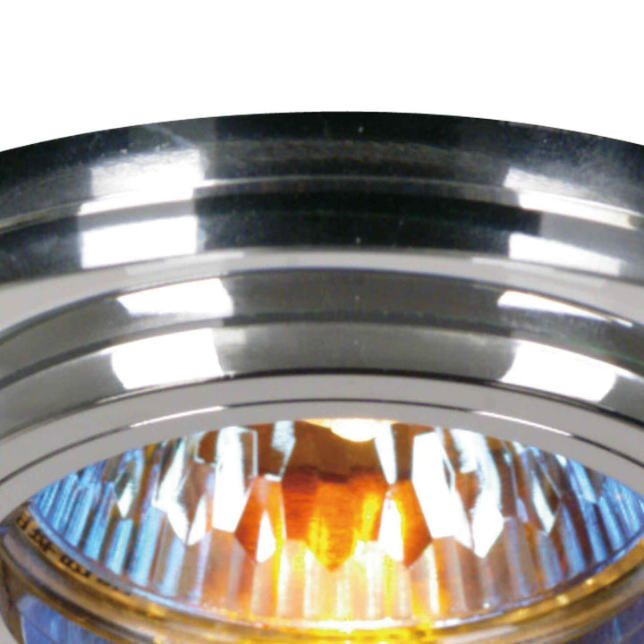 Diyas IL30806CH Crystal Downlight Shallow Round Rim Only Clear Cut Out: 62mm