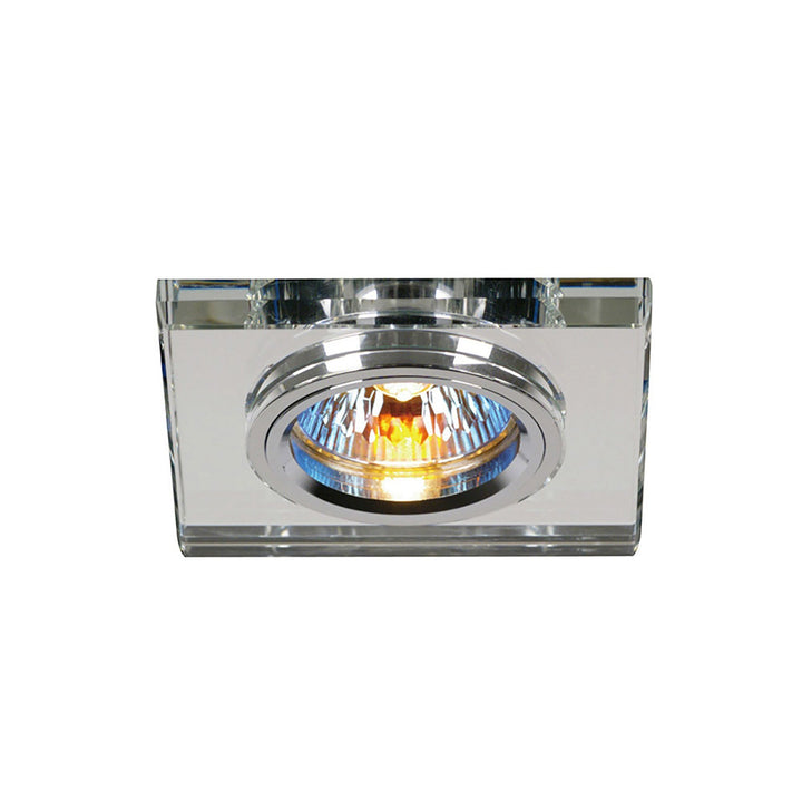 Diyas IL30817CH Crystal Downlight Shallow Square Rim Only Clear Cut Out: 62mm