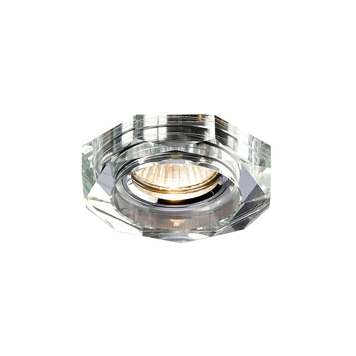 Diyas IL30823CH Crystal Downlight Deep Octagonal Rim Only Clear Cut Out: 62mm