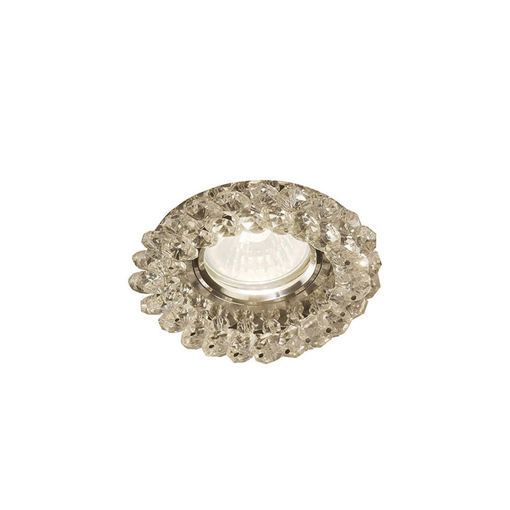 Diyas IL30805CH Crystal Cluster Downlight Round Rim Only Polished Chrome/Clear Cut Out: 62mm