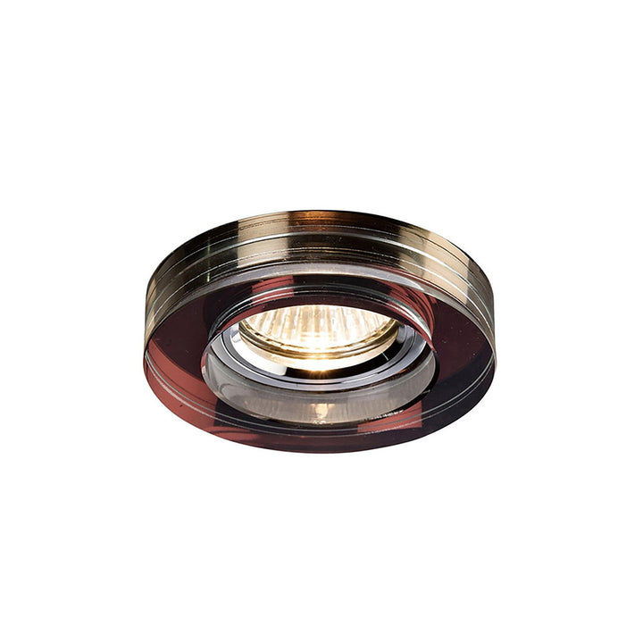 Diyas IL30821PU Crystal Downlight Deep Round Rim Only Purple Cut Out: 62mm