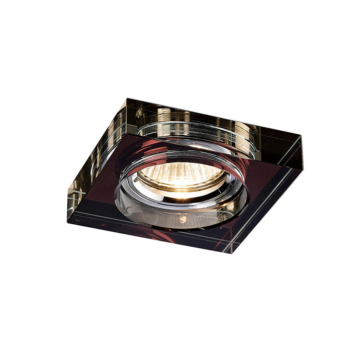 Diyas IL30822PU Crystal Downlight Deep Square Rim Only Purple Cut Out: 62mm