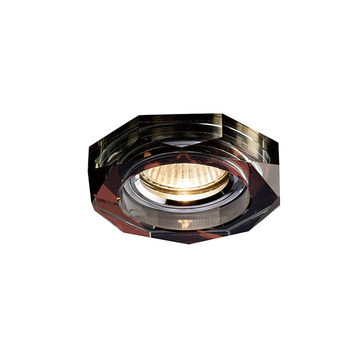 Diyas IL30823PU Crystal Downlight Deep Octagonal Rim Only Purple Cut Out: 62mm