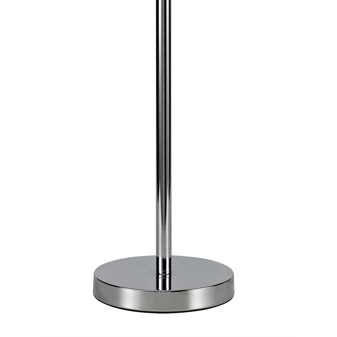 Diyas IL31087 Eaton Table Lamp 3 Light E14 Polished Chrome/Glass