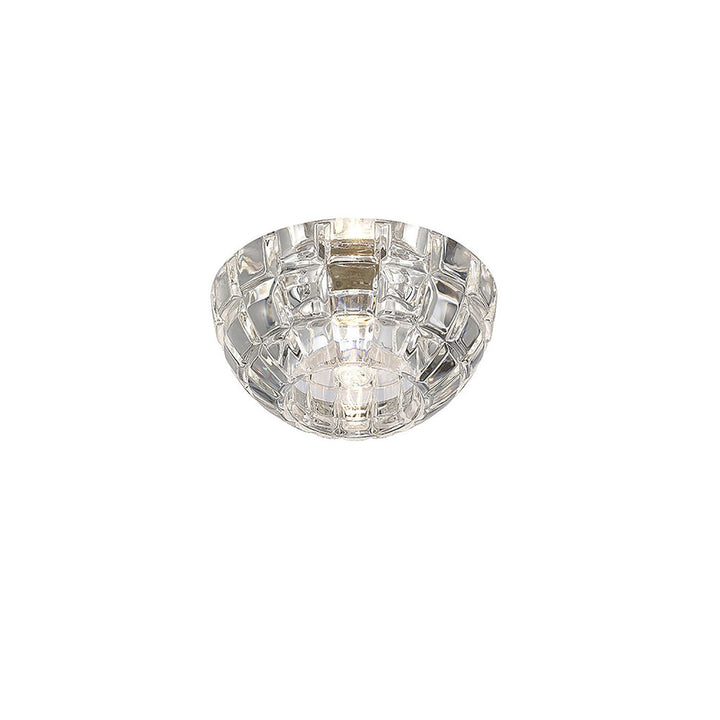 Diyas IL31840CH Ria G9 Dome Downlight 1 Light Polished Chrome/Crystal Cut Out: 60mm